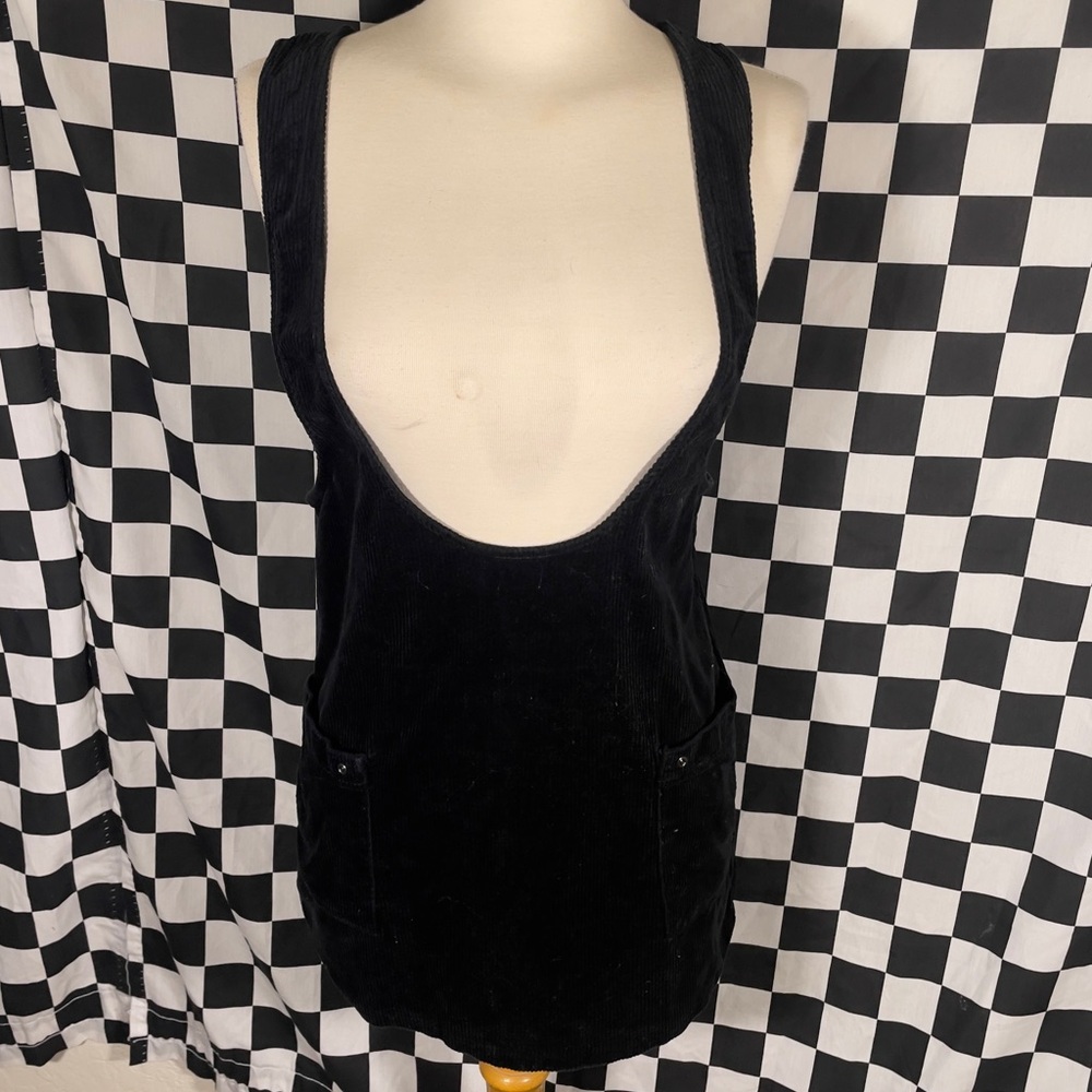 Free People black skirt with straps